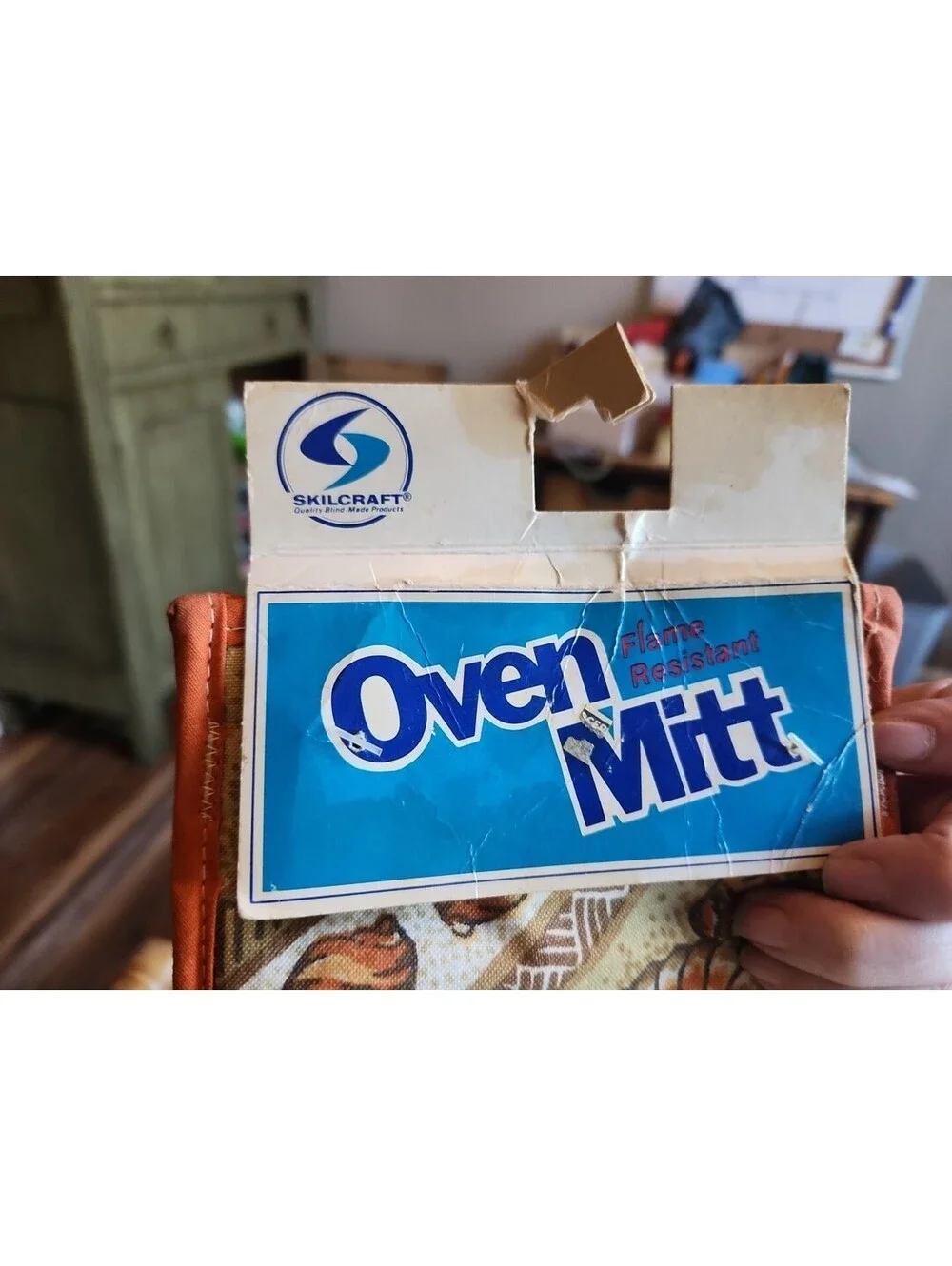 Vintage Skilcraft Oven Mitts USA New Old Stock  NWT